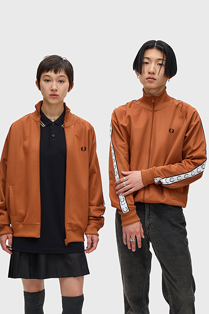 Taped Track Jacket(S 963：MIDNIGHT BLUE): | FRED PERRY JAPAN