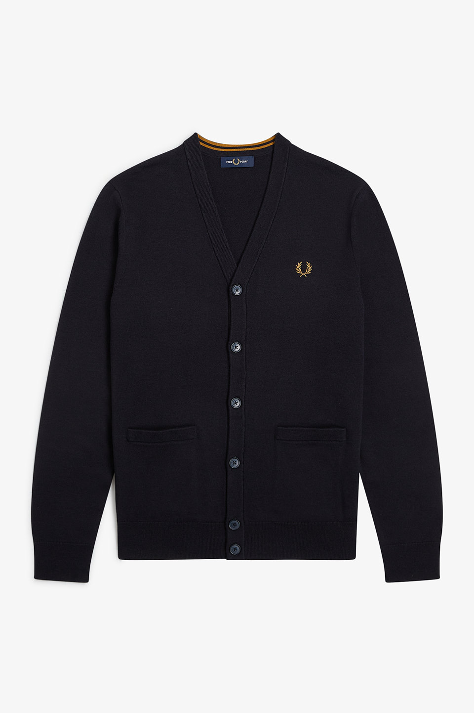 Classic Cardigan(S 795：NAVY): | FRED PERRY JAPAN | フレッドペリー