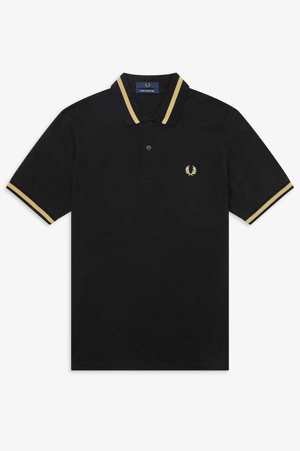The Fred Perry Shirt - M2(36 157：BLACK / CHAMPAGNE): | FRED PERRY