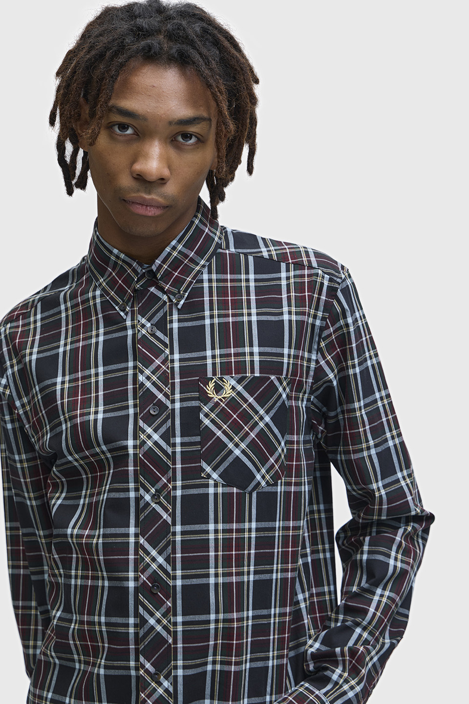 Classic Tartan Shirt(S 102：BLACK): | FRED PERRY JAPAN | フレッド