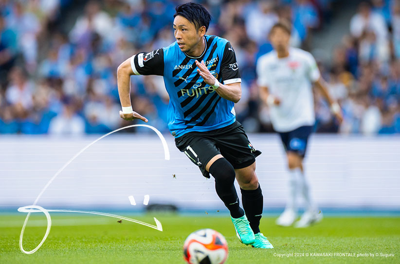 FW11/小林 悠選手 | 選手・スタッフプロフィール2024 : KAWASAKI FRONTALE