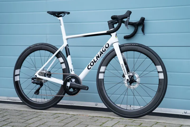 Colnago V3 Carbon Road Bike White/Black Classified Powershift Ex