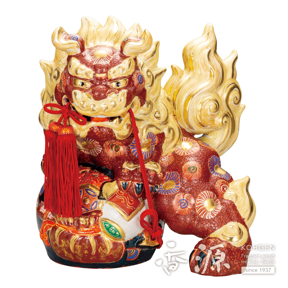 九谷焼の通販｜縁起置物 獅子 - お香専門店 香源