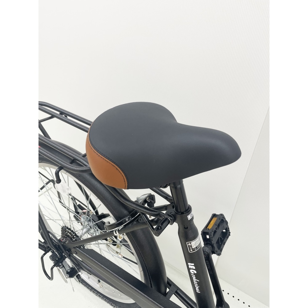 24型軽快車外装6段オートライト ブラック(ブラック): カー・自転車