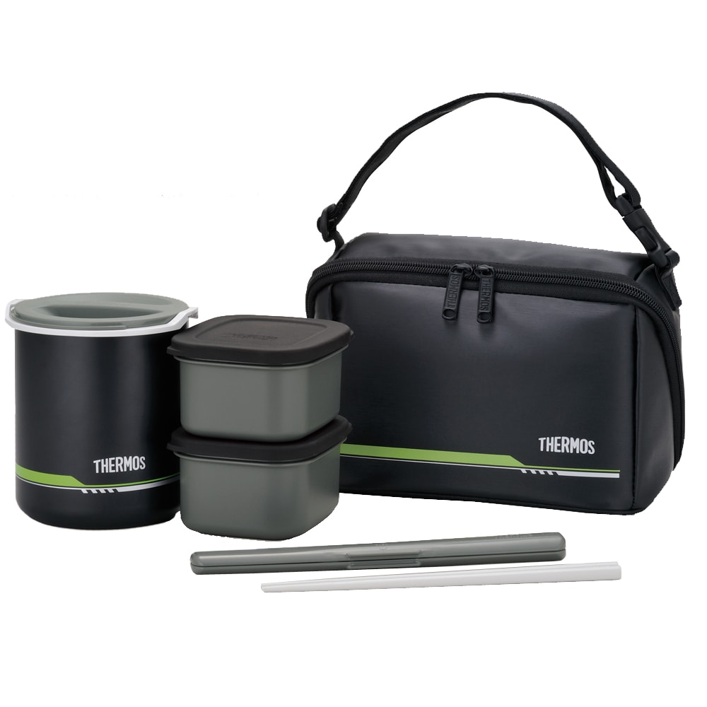 サーモス(THERMOS) 保温弁当箱 約1合 マットブラック DBQ-502 MTBK