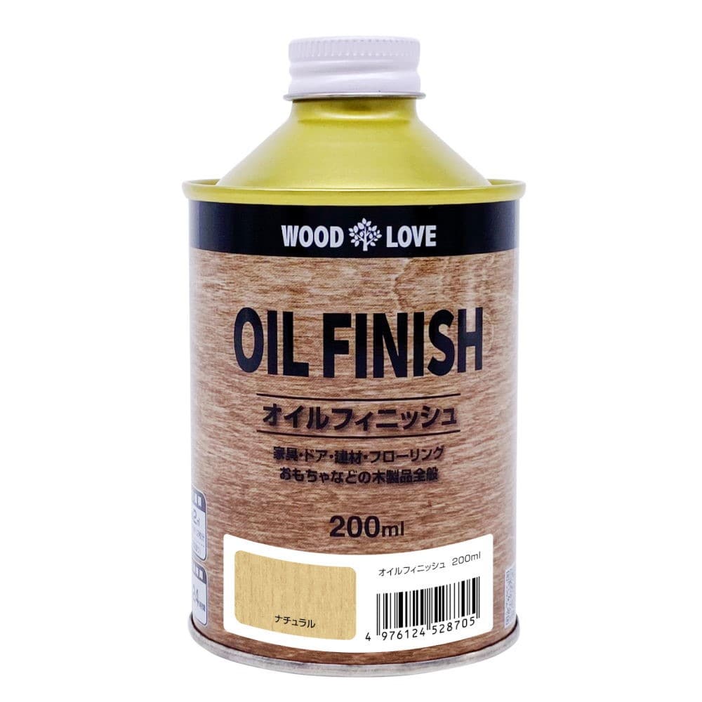 オイルフィニッシュ 200ml ナチュラル(200ml ナチュラル): 塗料・接着