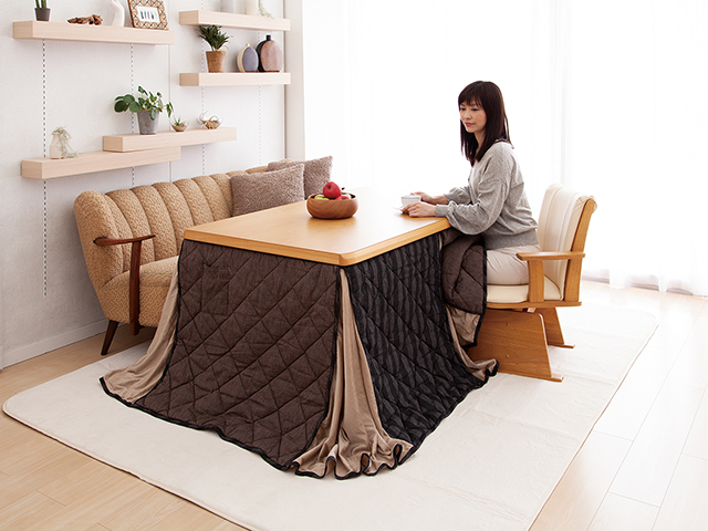 ダイニングコタツ KDR-3591｜家具調こたつ｜シーズン 季節家電