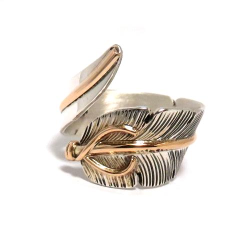 John Nelson （ジョンネルソン）作の フェザー型のリング