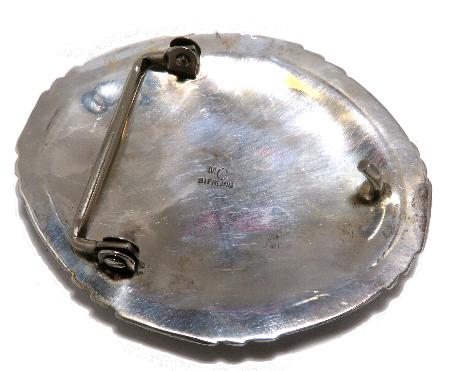 インディアンジュエリー シルバーバックル