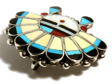 インディアンジュエリーのブローチ・ピン