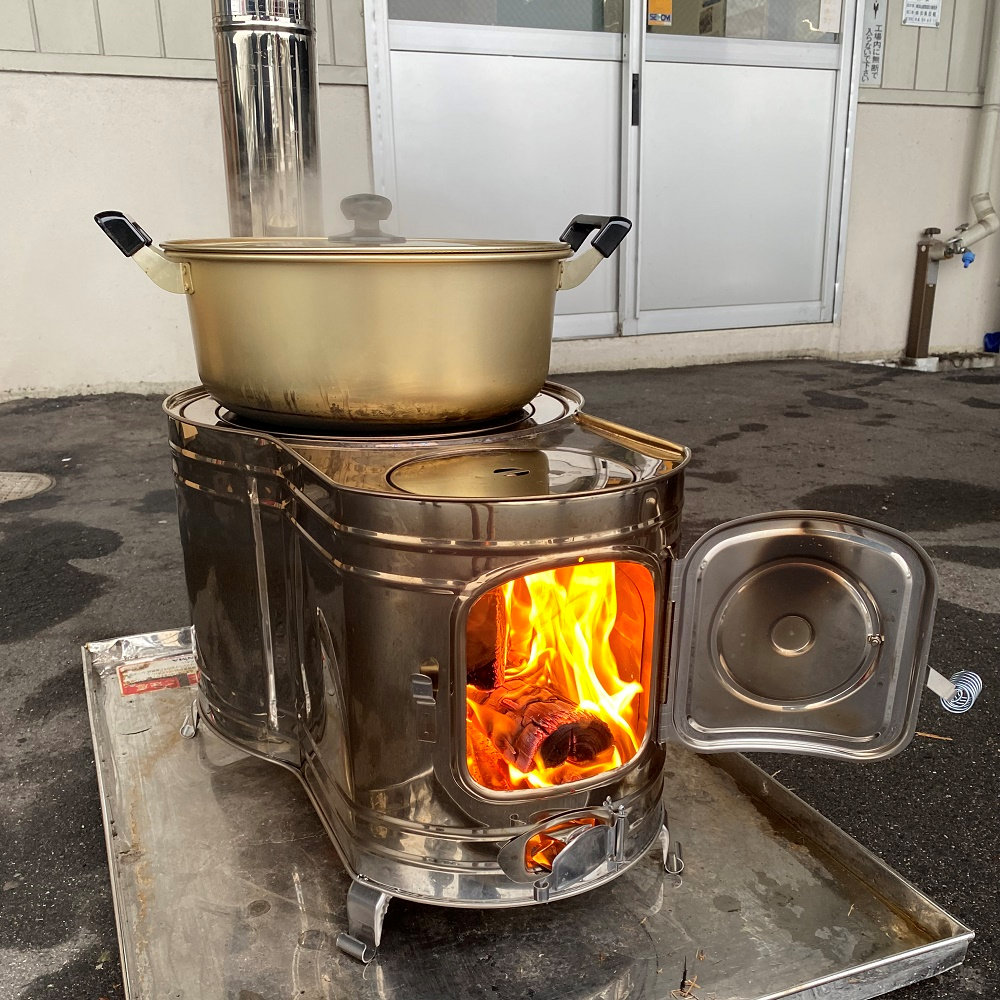 ホンマ製作所 時計型ストーブ ステンレス AS－60 の通販