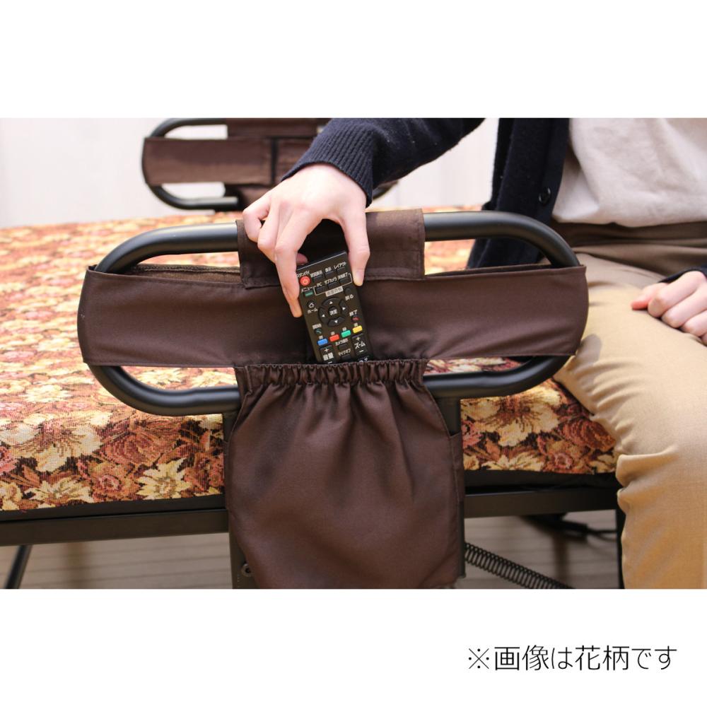 谷村実業 折りたたみ電動ベッド 高反発 ネイビー セミシングル TAN