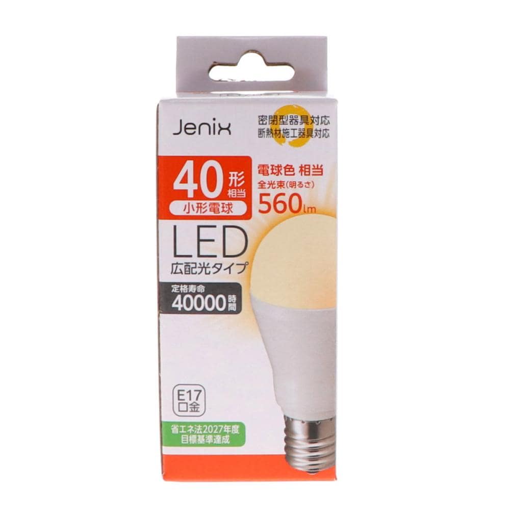 Jenix（ジェニックス） ミニクリLED電球 60形相当 E17