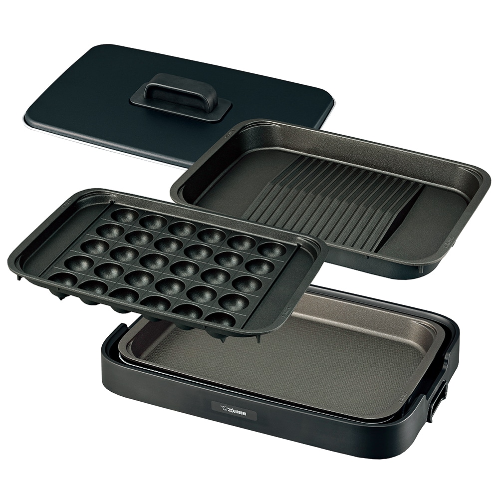 象印 ホットプレート プレート3枚付 ブラック EA－KJ30－BA