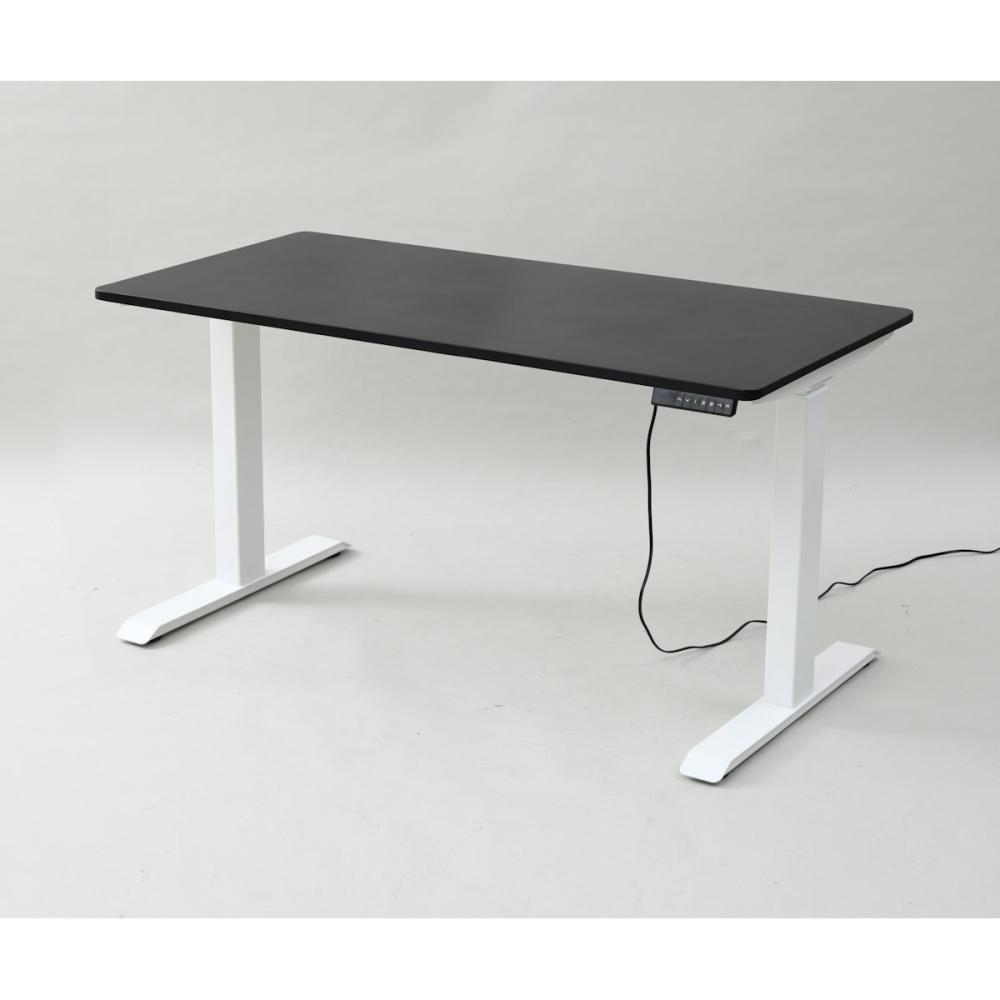 電動昇降デスク 幅140×高さ71～117×奥行70cm ウッド
