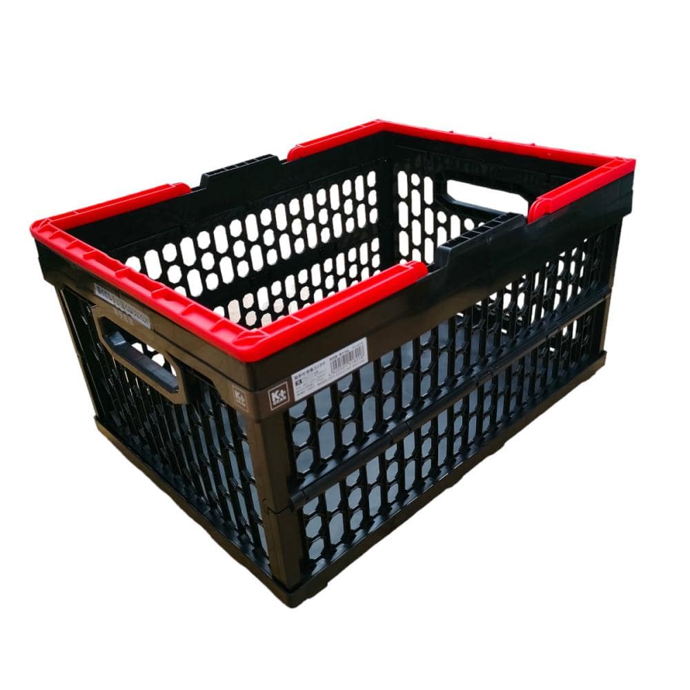 TRUSCO α折りたたみコンテナ 20L オレンジ＿ の通販