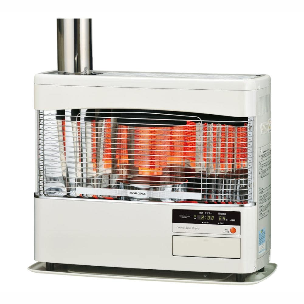 コロナ FF式輻射ストーブ 木造18畳 ホワイト FF－68BSS（W