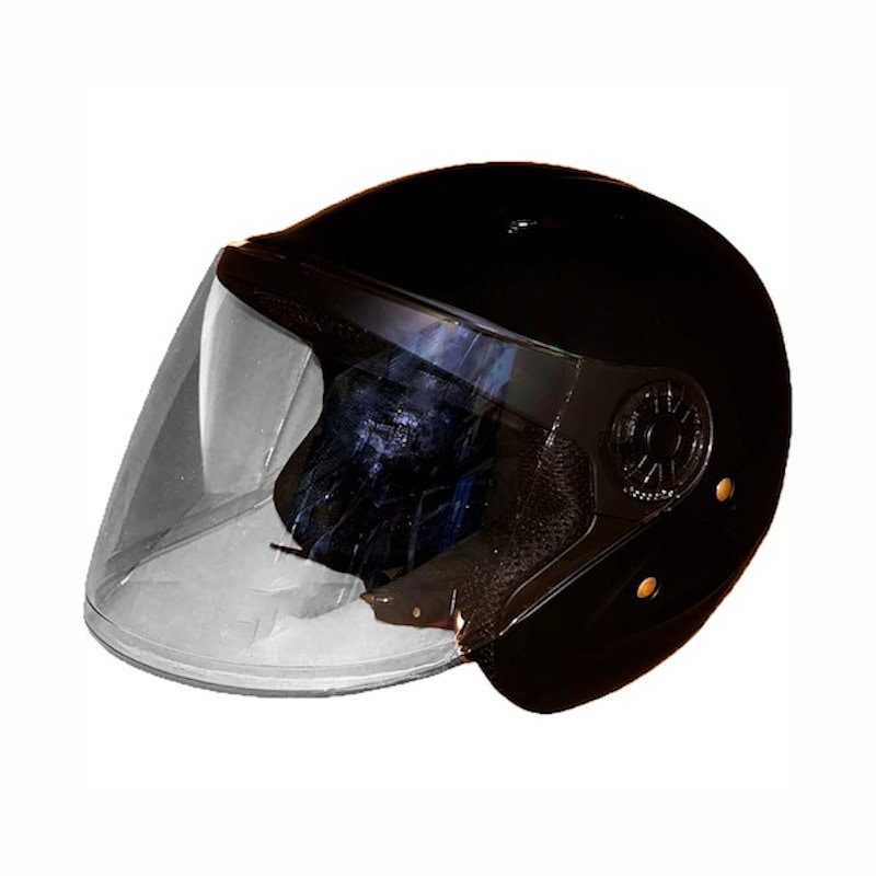 石野 セミジェットヘルメット ハーフマットブラック の通販