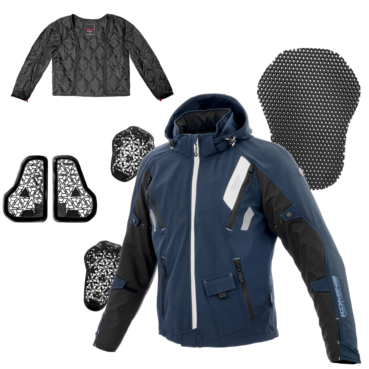 コミネ公式】JK-637 エニグマG2ソフトシェルジャケットソリアーノⅡ