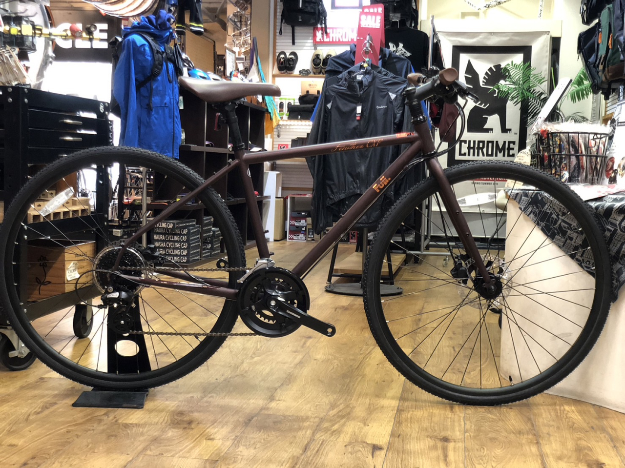 FUJI FEATHER CX+のフラットバーカスタム!! | コンズサイクルの