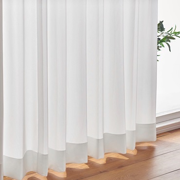 KEYUCA】 カーテンとレースカーテンセット 約182cm×約101cm KEYUCA