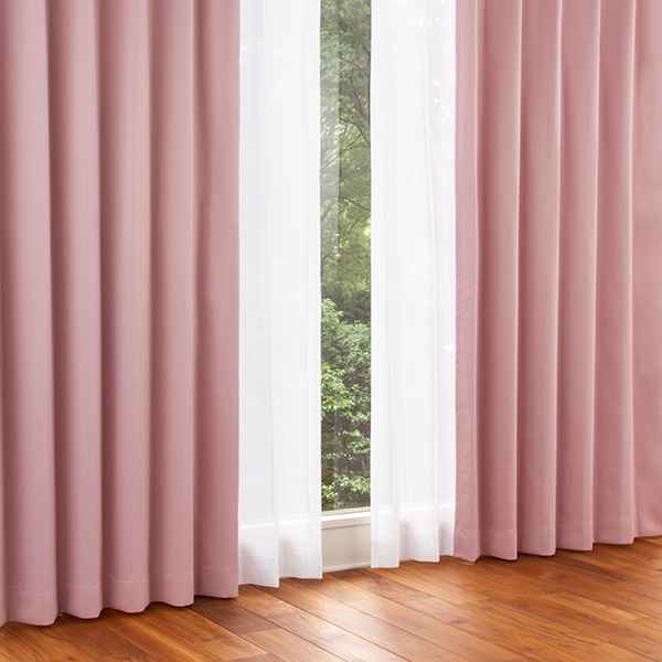 ケユカ タック付き遮光カーテン&レースセット 掃き出し窓用 ケユカ