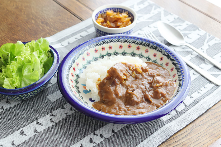 スープ皿・ポーリッシュポタリー(ポーランド食器)