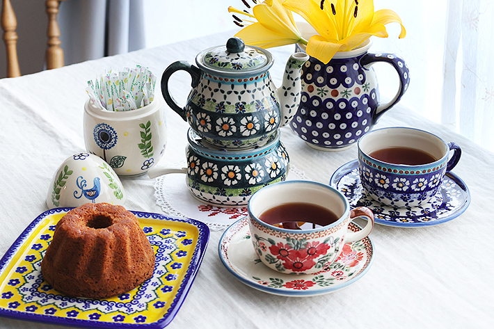 ポットウォーマーポーリッシュポタリー(ポーランド食器)