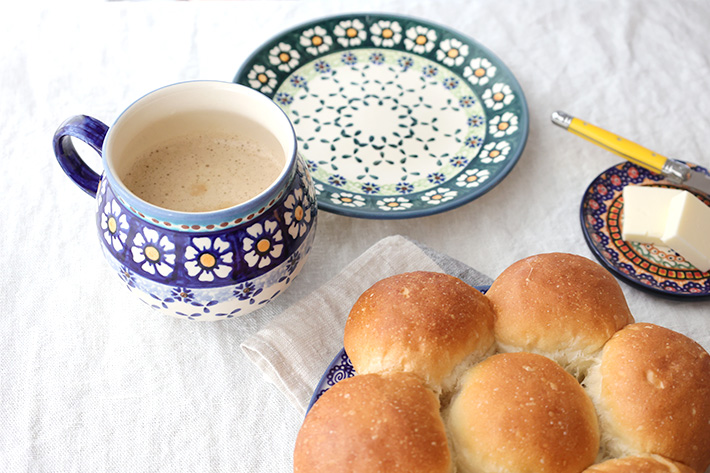 平皿（φ17cm）ポーリッシュポタリー(ポーランド食器)