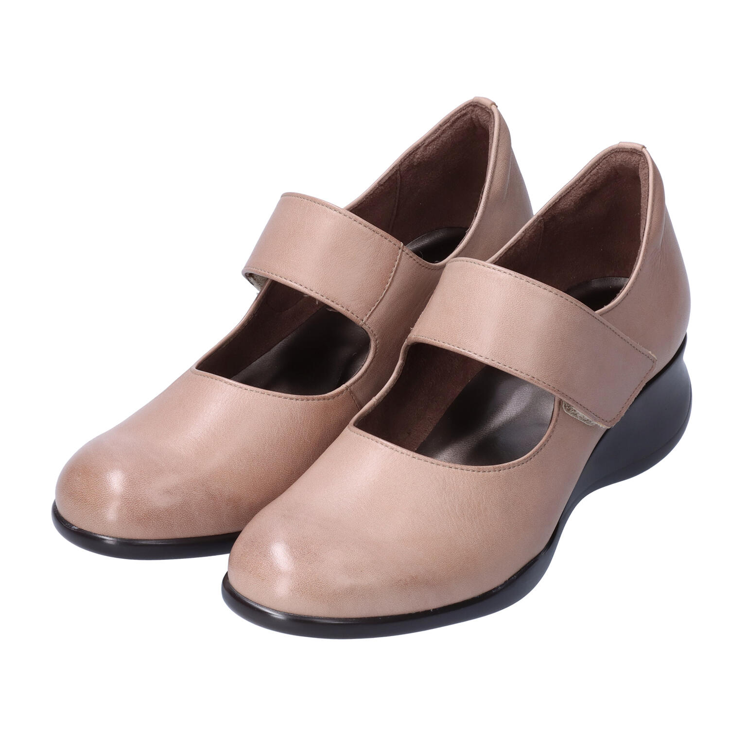 ウィングチップ 7㎝ヒール ストラップシューズ | 株式会社 ハート