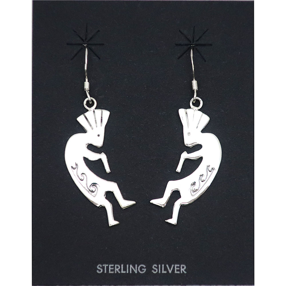 ココペリ シルバー ピアス インディアンジュエリー 精霊 アクセサリー