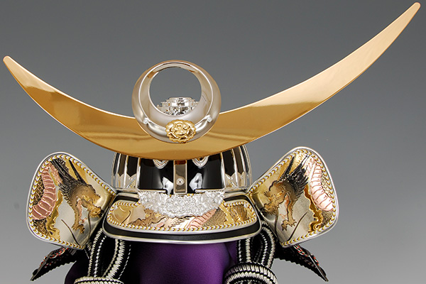 五月人形 K-4 上杉謙信 25号 着用兜 収納飾り｜雛人形、五月人形