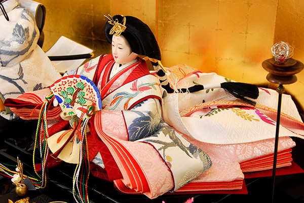 K-18 平飾り 雛人形 京都西陣帯 【佳月オリジナル】｜雛人形、五月人形