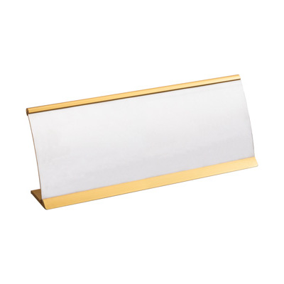 KD-21G 受付サインプレート ゴールド｜オフィス家具R