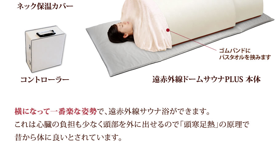 ドームサウナ プロフェッショナルPLUS」業務ユース最高峰モデル。遠