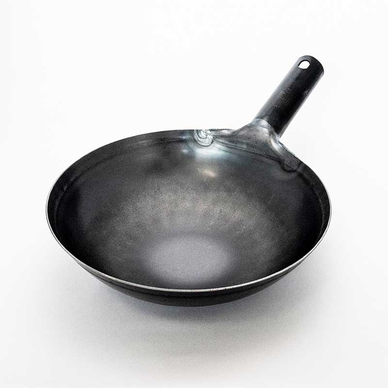 ガス用 山田工業所鉄製打出中華鍋27㎝ (板厚1.6mm）｜キッチンパラダイス