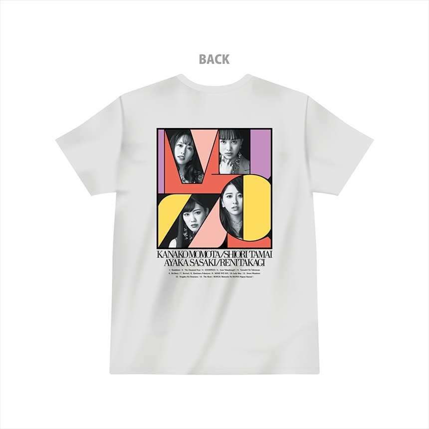 MOMOIRO CLOVER Z」オリジナルTシャツ 白 S ももいろクローバーZ KING