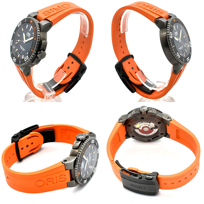 オリス ORIS アクイス デイト 733 7653 4259 R 中古