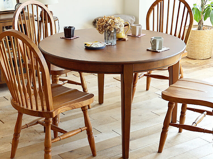 円形ダイニングテーブル glasse（グラッセ）｜北欧・ヴィンテージ