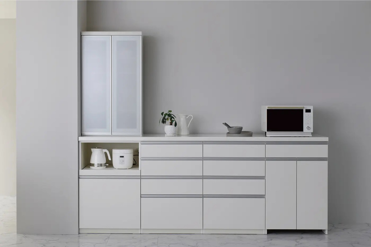 Pamouna パモウナ「KJシリーズ」食器棚 幅40〜240cm 全61色｜Pamouna