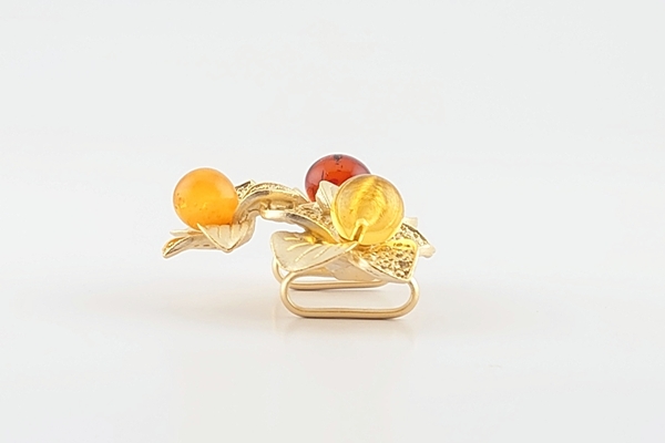 琥珀帯留め - 久慈琥珀オンラインショップ