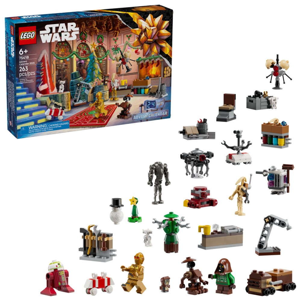 LEGO Star Wars Advent Calendar 2025 Kids Toy 75418, 263 pc - Fred
