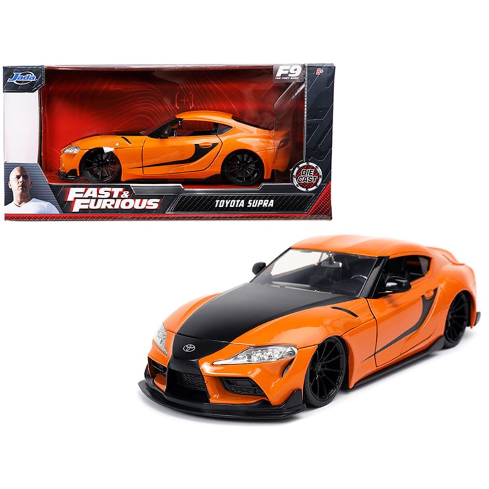 Jada 32097 1-24 Diecast Model Car for Toyota Supra Orange with