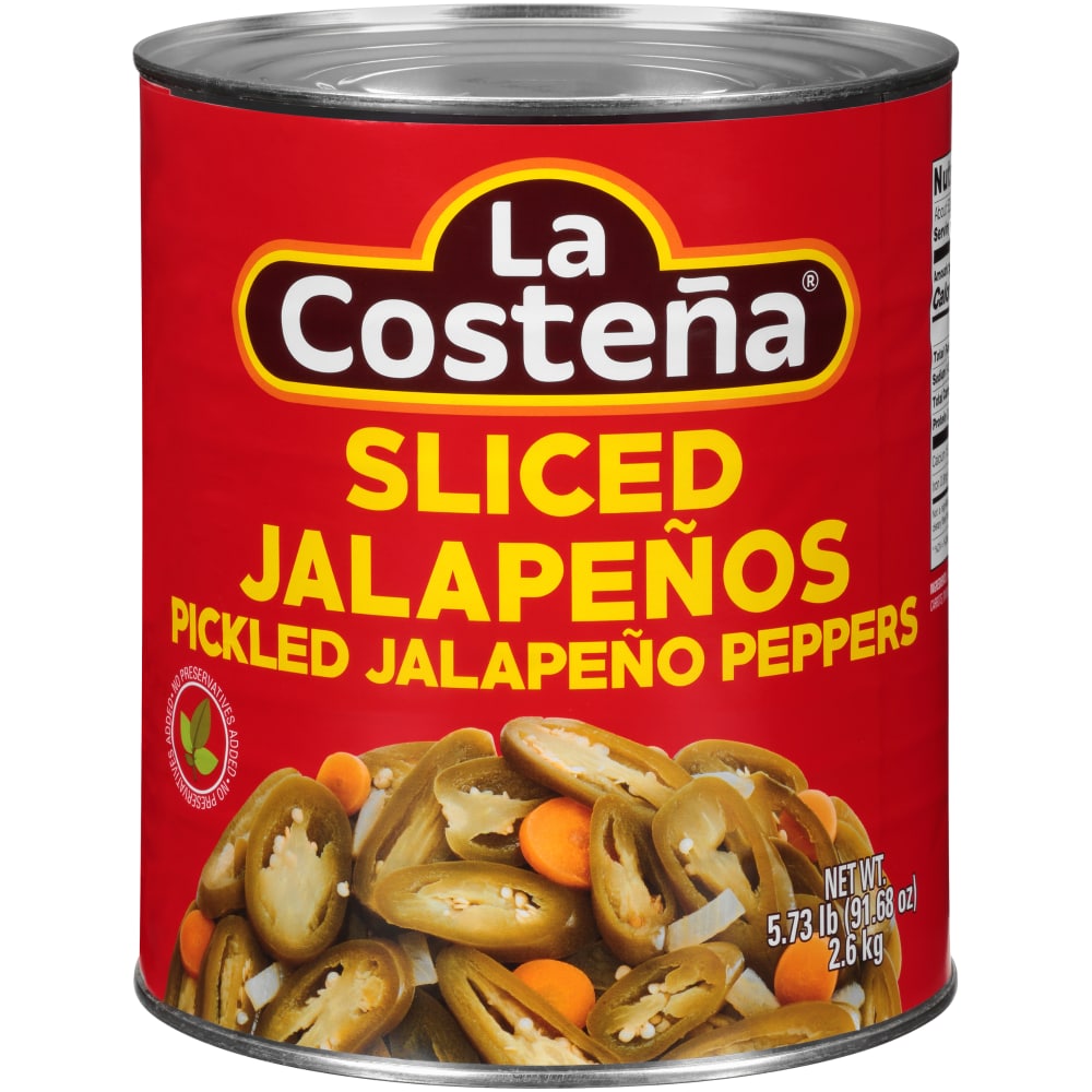 La Costena Sliced Jalapeno Peppers, 5.73 lb - Kroger
