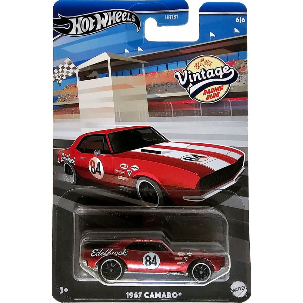 Mattel HRV05 Hot Wheels Vintage Racing Club Car - 1967 Camaro, 1