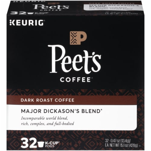 Peet's® Major Dickason's Blend® Dark Roast K-Cup® Coffee Pods, 32