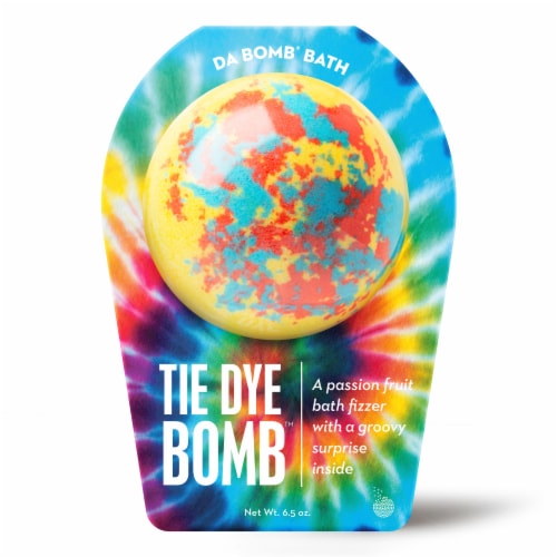Da Bomb® Tie-Dye Bomb™ Yellow Full Size Bath Bomb, 6.5 oz - City