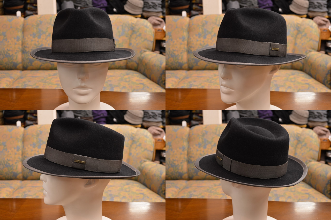 STETSON・京都トミヤ帽子店 ラビットファーフェルトハット ピンチ