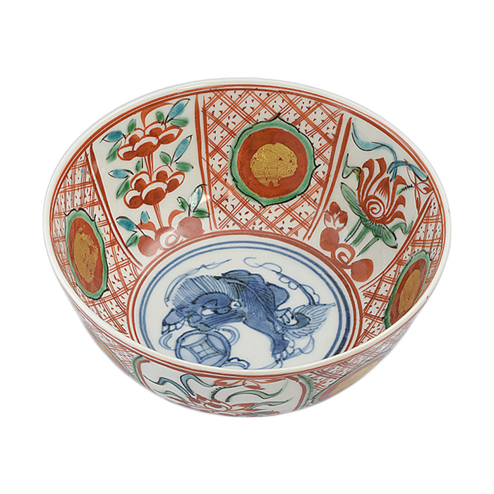 古九谷焼 赤絵獅子鉢 古九谷焼 赤絵獅子鉢 古九谷焼 赤絵獅子鉢 Yahoo