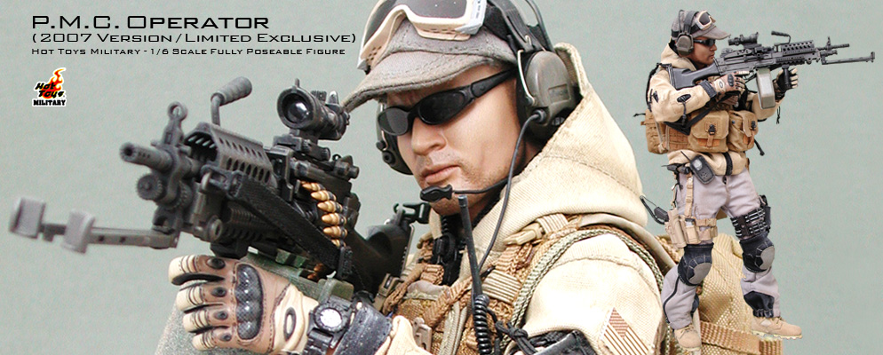 ホットトイズ・ミリタリー】1／6スケールフィギュア P.M.C. Operator